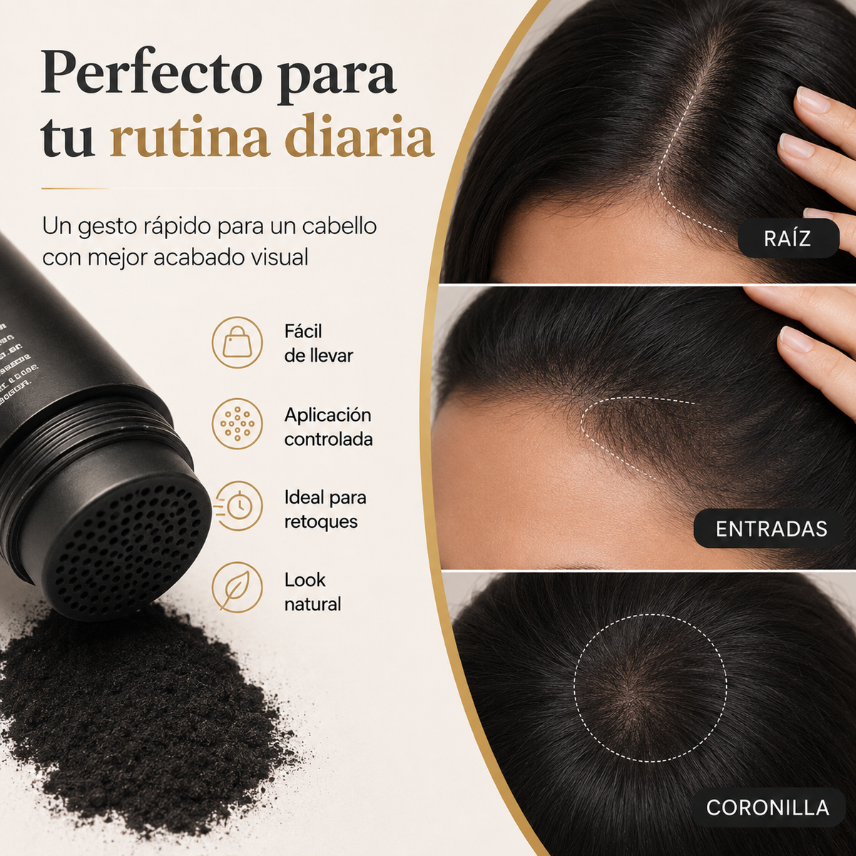 HairFill™ Dark Brown — Fibras Capilares 27,5 g