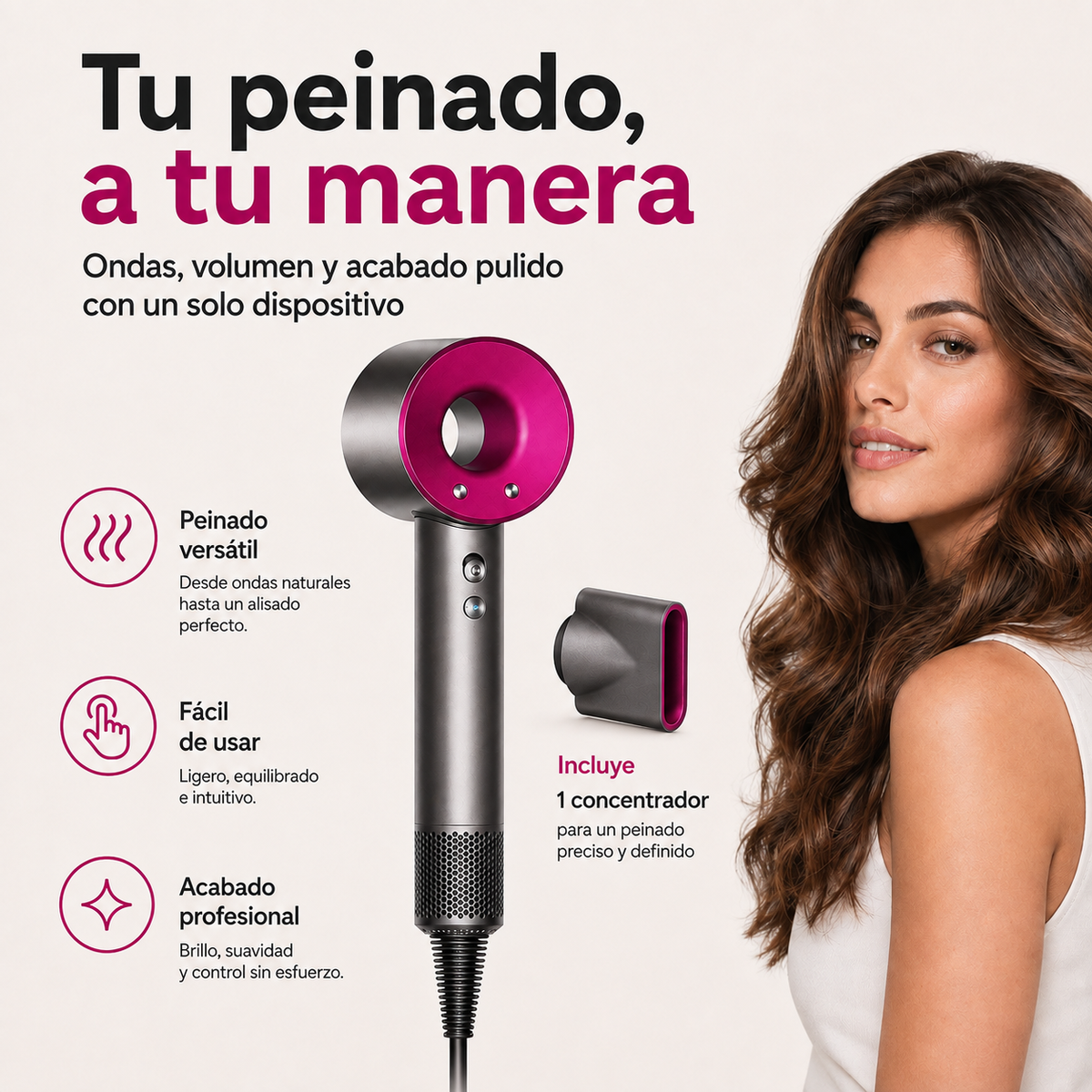 AeroSilk Pro - Secador de Aire de Alta Velocidad