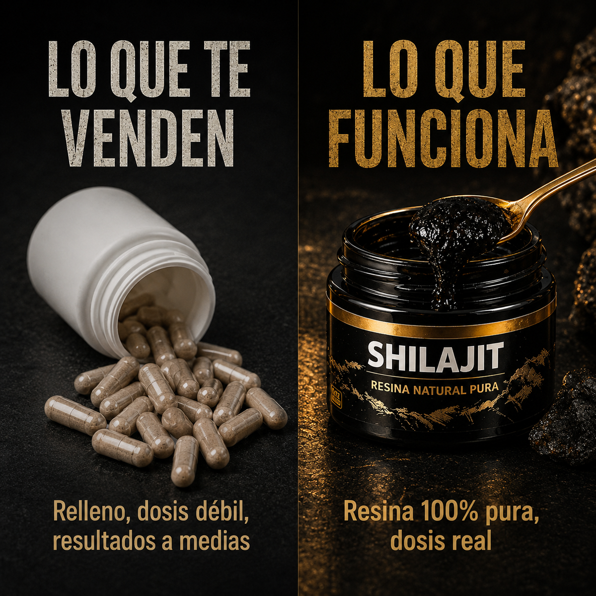 Sup Resina orgánica pura del Himalaya SHILAJIT 100g