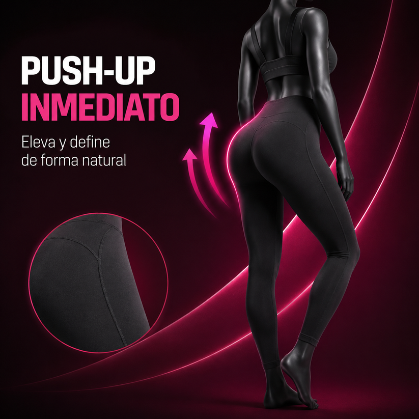 Costuras estratégicas con efecto push-up