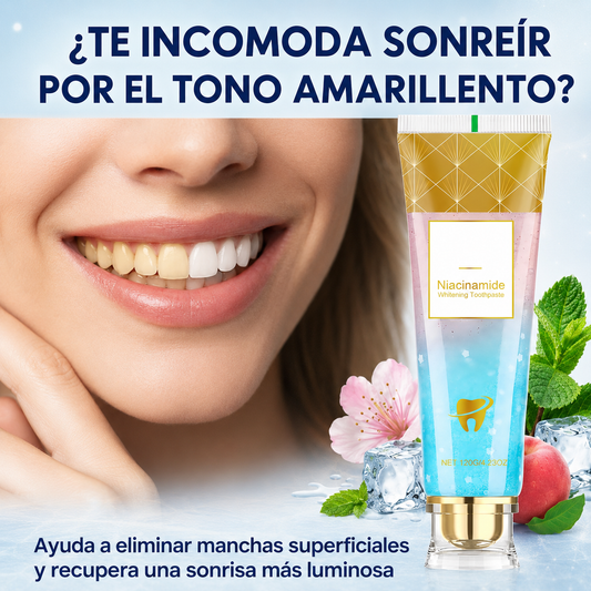NiaSmile™ – Pasta Dental Blanqueadora con Niacinamida 120 g