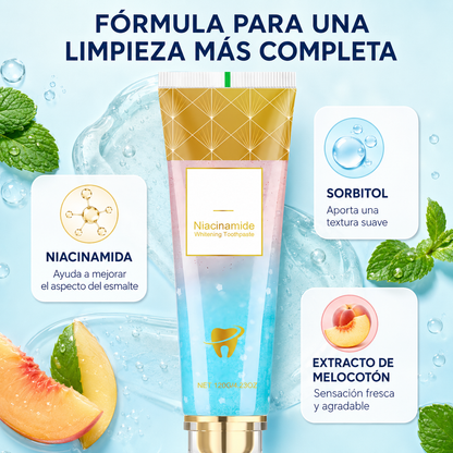 NiaSmile™ – Pasta Dental Blanqueadora con Niacinamida 120 g