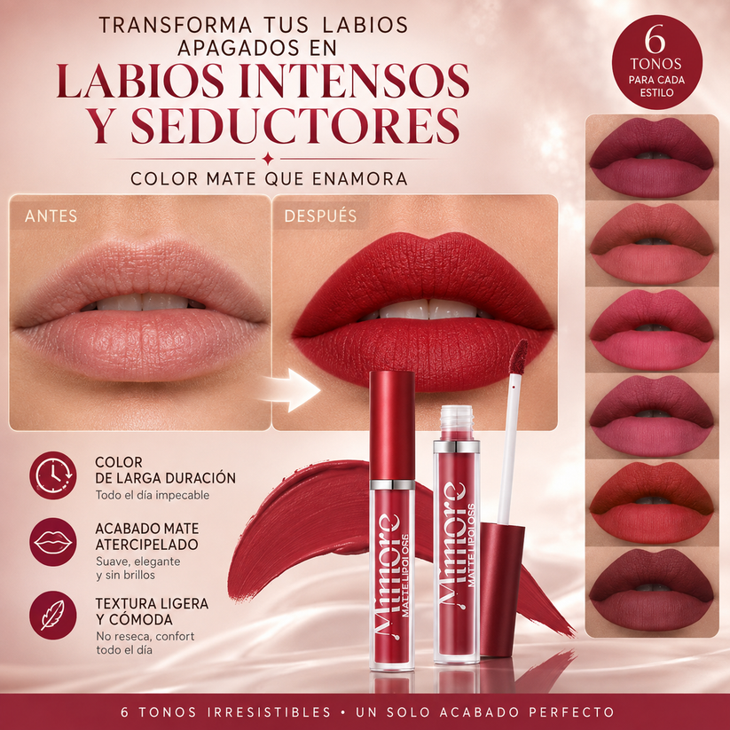 Cómo usar el labial líquido mate