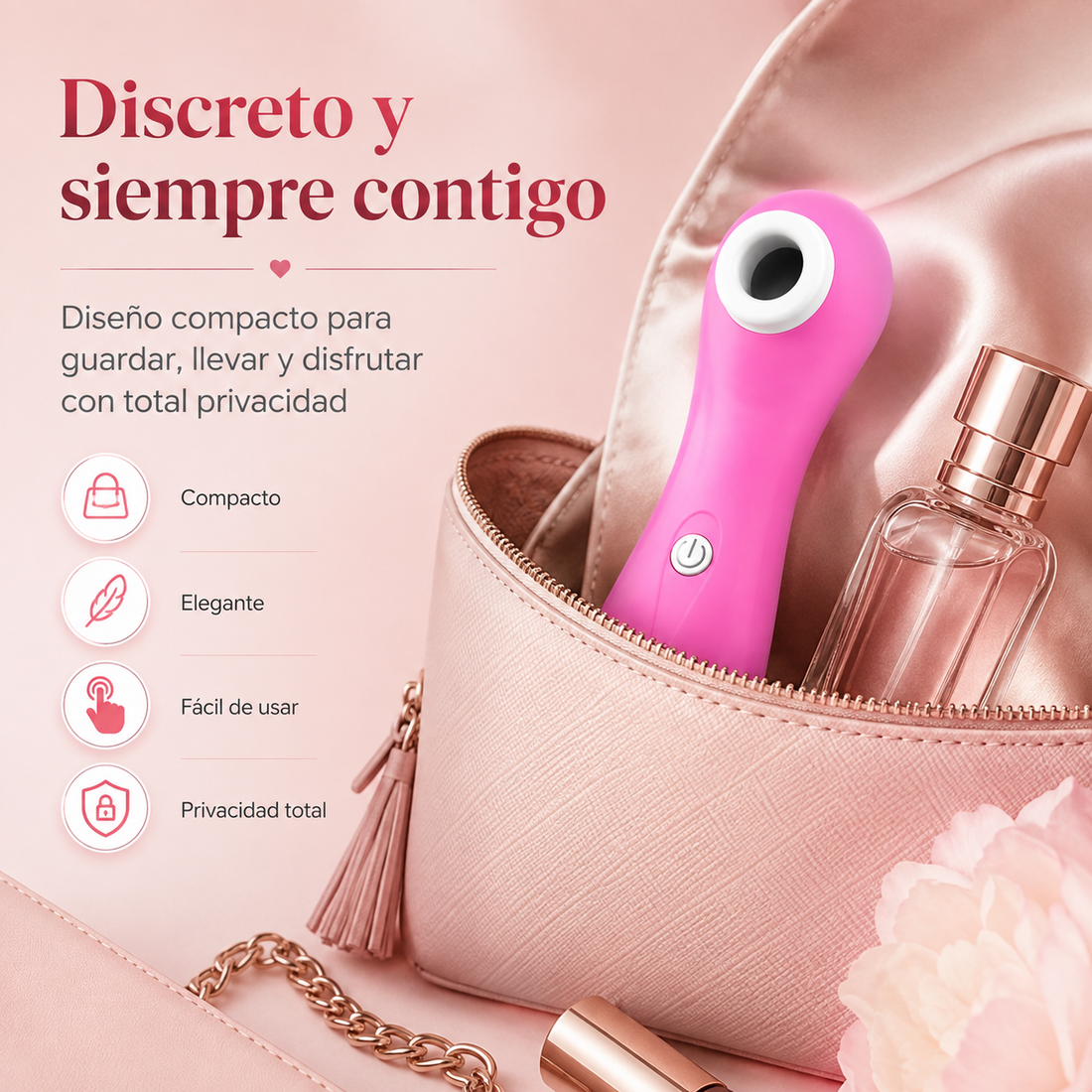 Diseño íntimo compacto y discreto