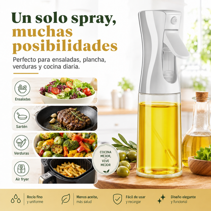 OlivaMist - Pulverizador de Aceite Reutilizable