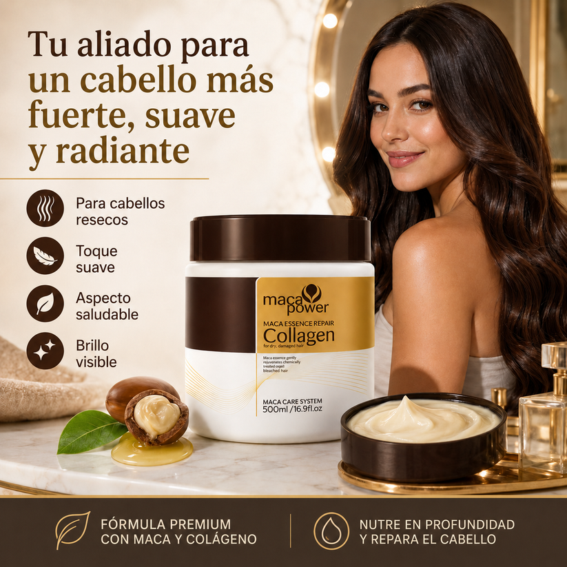 Cabello suave brillante y con aspecto saludable