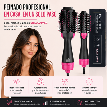 Cepillo Alisador 3 en 1