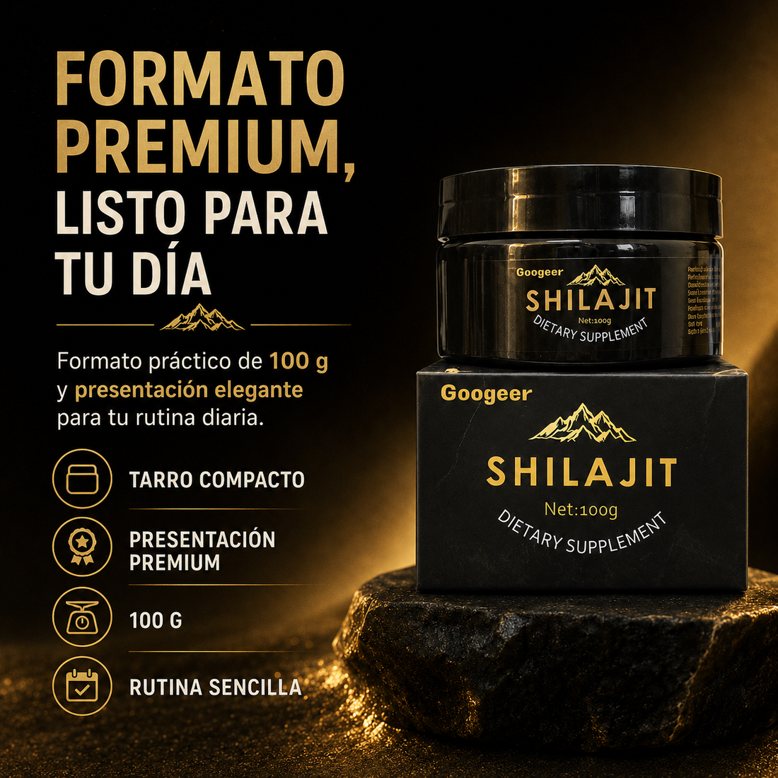 Formato premium Shilajit 100 g