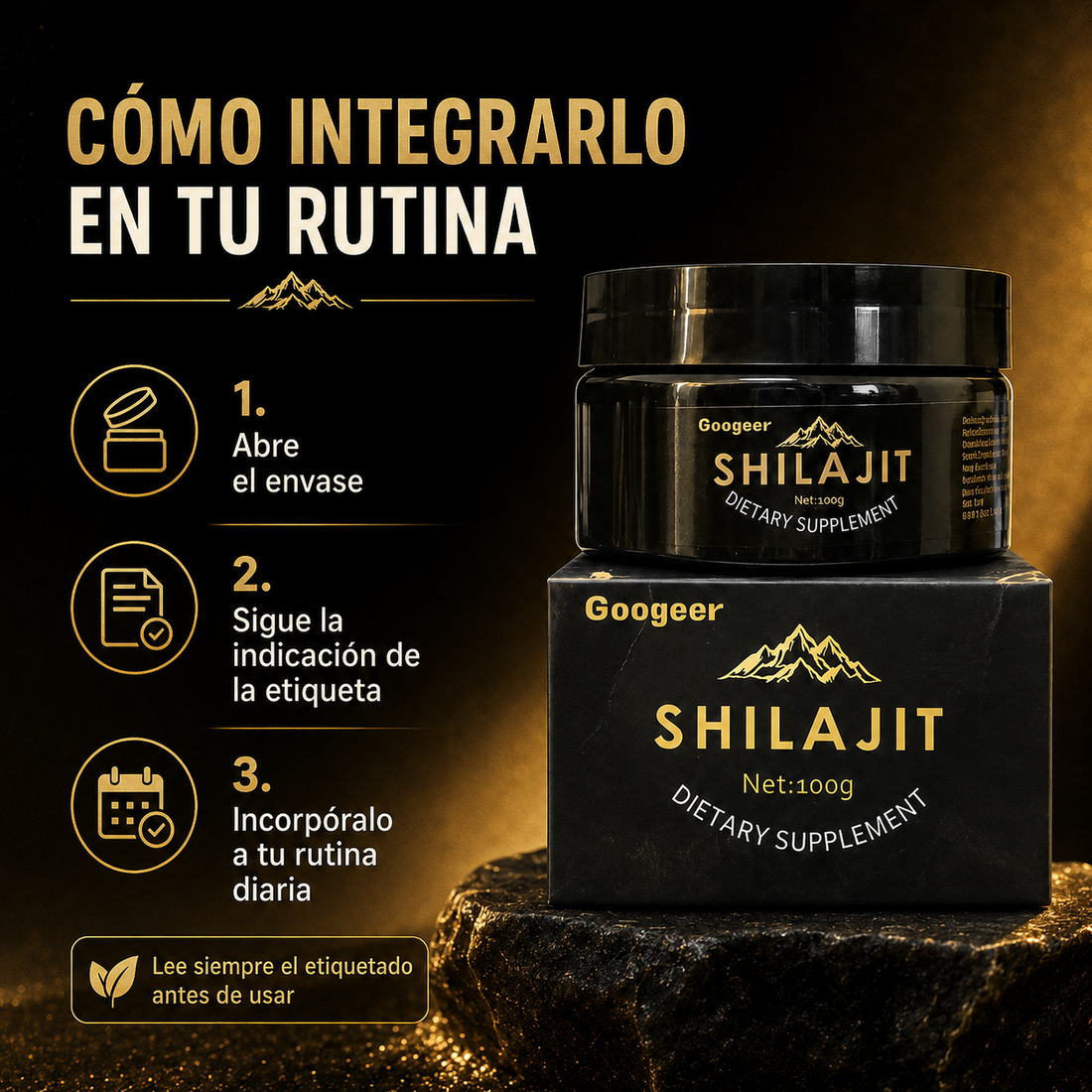 Cómo incorporar Shilajit a la rutina