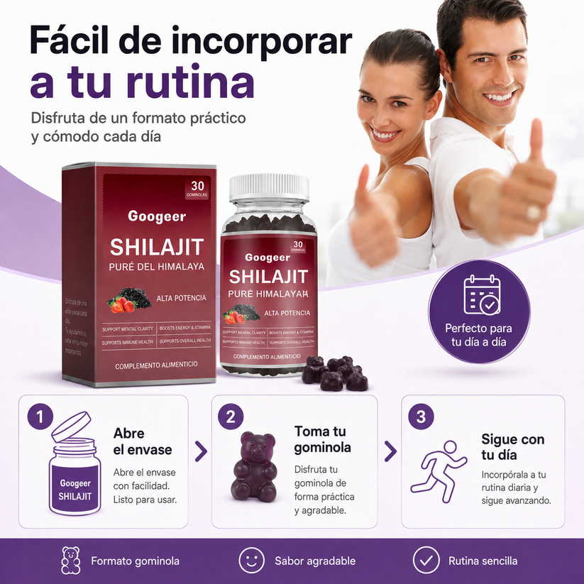 Beneficios de Shilajit Gummies