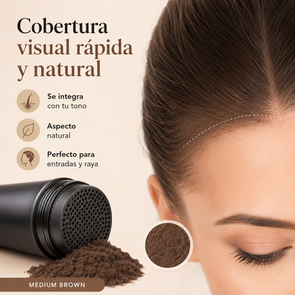 HairFill™ Medium Brown — Fibras Capilares 27,5 g