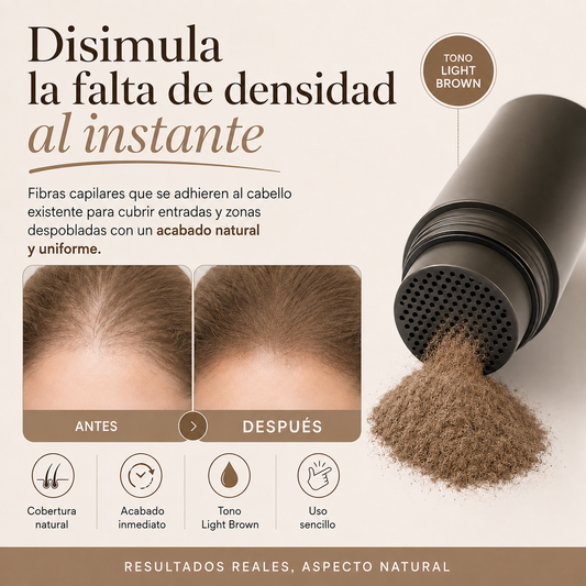 HairFill™ Light Brown — Fibras Capilares 27,5 g