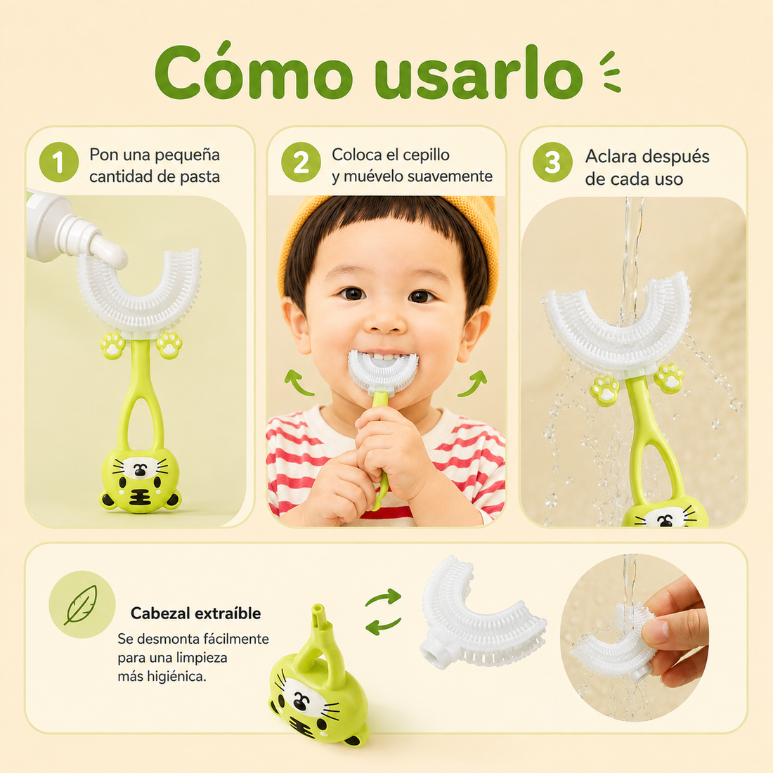 Cepillado divertido para niños